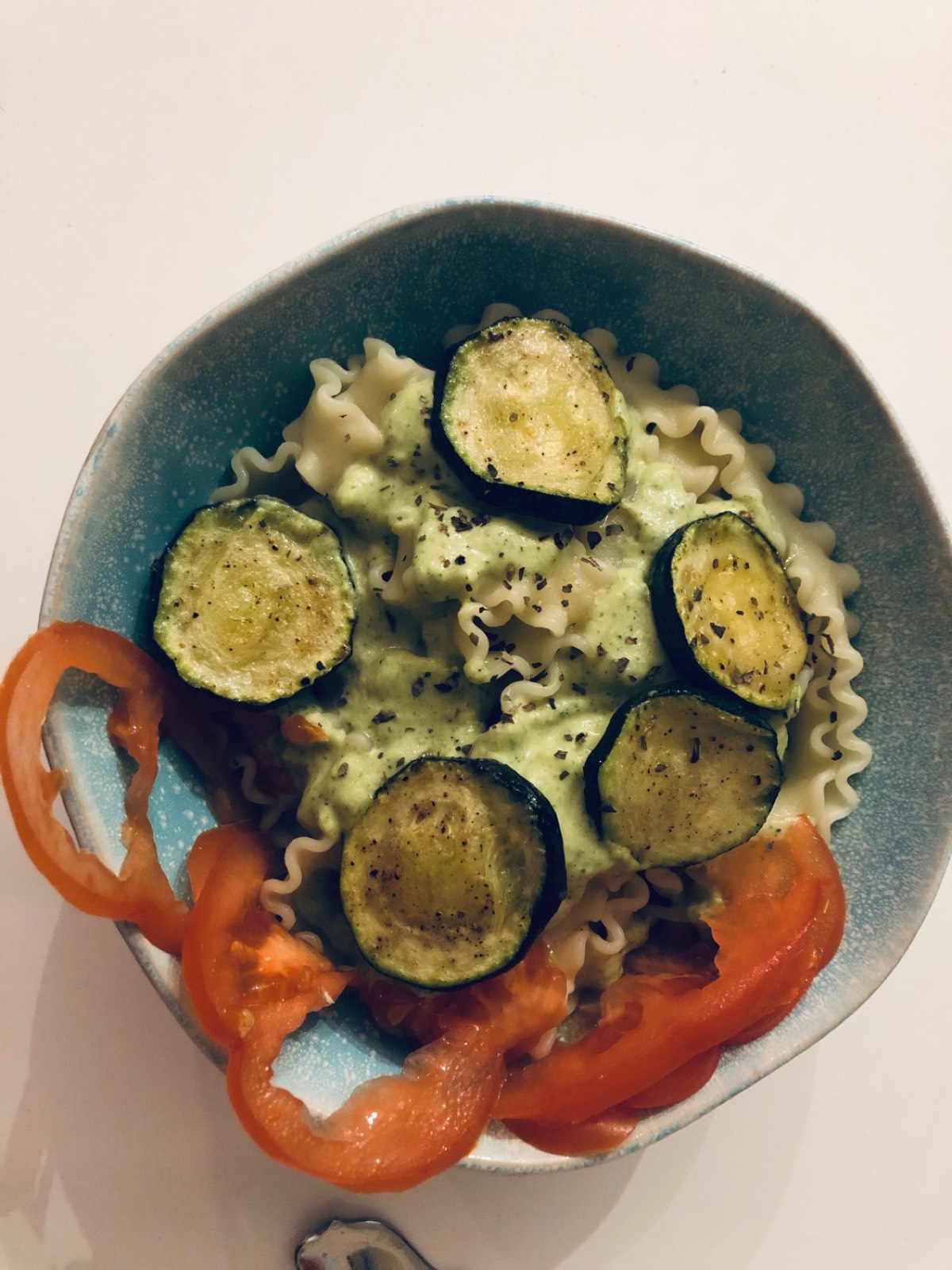 Tagliatelle z cukinią